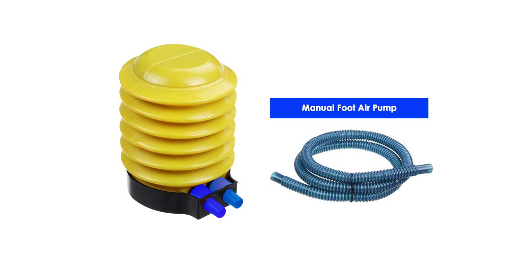 Manual Foot Air Pump Inflating Deflate Tool Inflatable Bed Swimming Pool Balloon