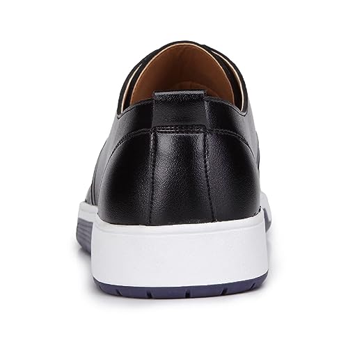 Men's Casual Oxford Shoes Walking Formal Wedding Shoes Laces-up Hollow Breathable Dress Shoes Fashion Flat Sneakers4