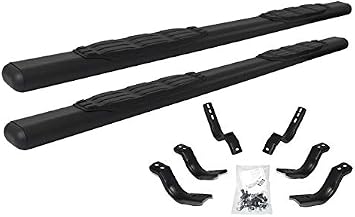 Go Rhino 5 Oval 1000 Series Sidesteps | 80, Galvanized Steel, Textured Black | 10580T