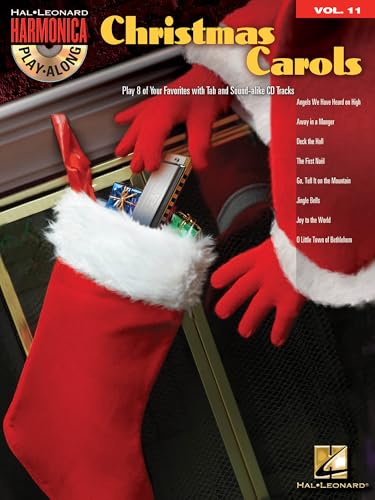 Christmas Carols: Harmonica - Hal Leaonard Play-Along Volume 11 | Holiday Sheet Music Book with Backing Tracks | Harmonica Songbook with Tabs, Lyrics ... Christmas Music (Harmonica Play-Along)