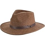 Pistil Womens Topaz Wide Brim Wool Hat, Tobacco, One Size