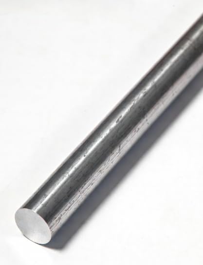 6061 Aluminum Round Rod, 3/8 Inch Diameter x 6 Foot Long - 6061-T6 Aluminum Bar Stock, Mill Finish