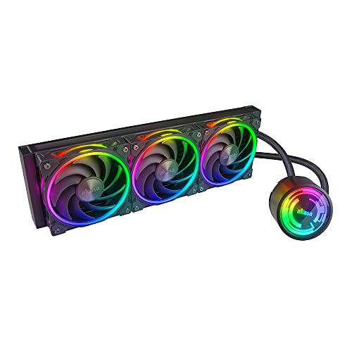 Akasa Soho 360 Dusk Edition 360Mm Argb Liquid Cpu Cooler Rgb Controller Triple R