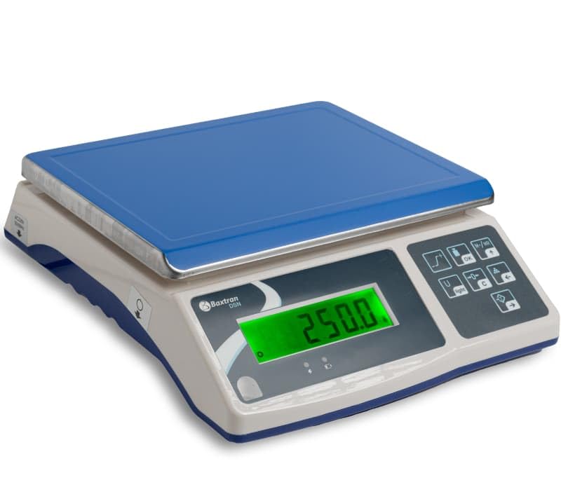 Balanza industrial robusta Baxtran DSN desde 3Kg hasta 30Kg, con batería interna ((15Kg x 0,5g))