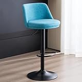 Modernes et élégants : recouverts de cuir de qualité supérieure, ces tabourets de bar de cuisine sont faciles à nettoyer et à entretenir. Le cuir lisse et doux ajoute une touche de sophistication, améliorant l'esthétique de votre bar ou cuisine, ce qui en fait un complément parfait pour le confort et le style. Profitez d'une expérience culinaire chic avec ces tabourets polyvalents.