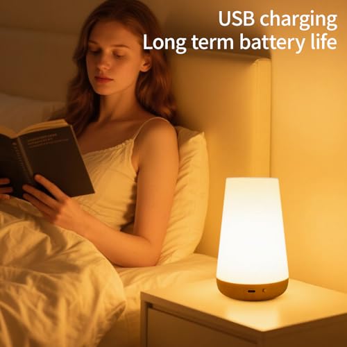 ColorGlow Touch-Controlled Night Light | 2nd Gen | Essential for Bedroom Ambiance, 13-Color Remote, 3 Illumination Modes, 5-Level Brightness Dimming, Auto Timer Shutdown, Remote Manipulation - Image 2
