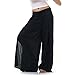 Produktbild PRINCESS OF ASIA Vegan & Fair - Traditionelle Thai Wickelhose Fischerhose Hosenrock Wickelrock Hippie Hose für Damen & Herren (Einheitsgröße, Schwarz)