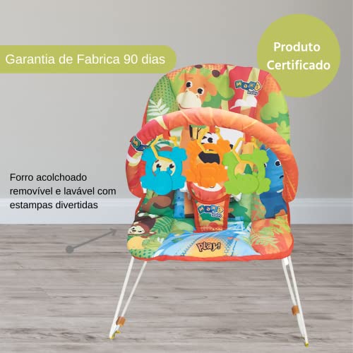 MaxiBaby Maxi Baby Cadeira De Descanso Musical Savana Com Mordedor - Protek Colorido