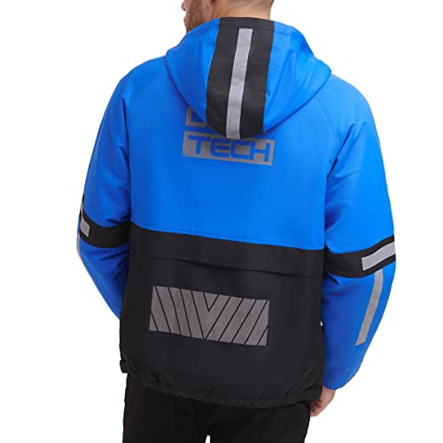 Image of DKNY mens Dkny Men's Taslan Performance Hoody With Reflective Detail