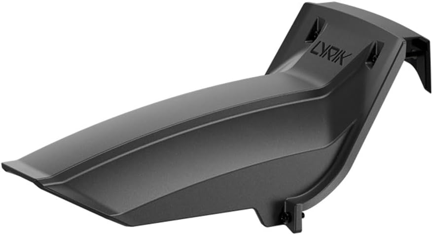 RockShox All Mountain Mullet B1 Front Fender - Black Plastic, Seamless Fit for Lyrik E1 Series, Over-the-Top Mounting, Enhanced Mud Protection & Style