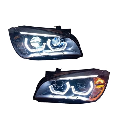 �ƌ݊��������� BMW X1 E84 F49 2010-2015 �Ή� �y�A �J�[�w�b�h���C�g L-ED DRL �G���W�F���A�C �t�����g�����v�A�Z���u�� �����ԃA�N�Z�T���[(For Original Xenon)