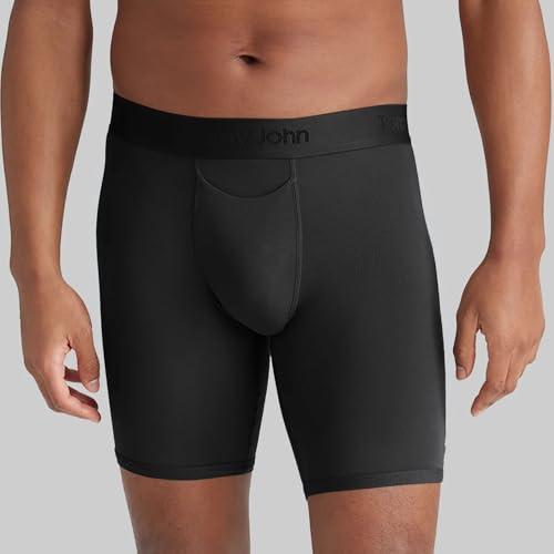 Tommy John Second Skin Boxer Briefs for Men 8", Modal Stretch Fabric, Men's Underwear with Quick Draw Fly and Contour Pouch2