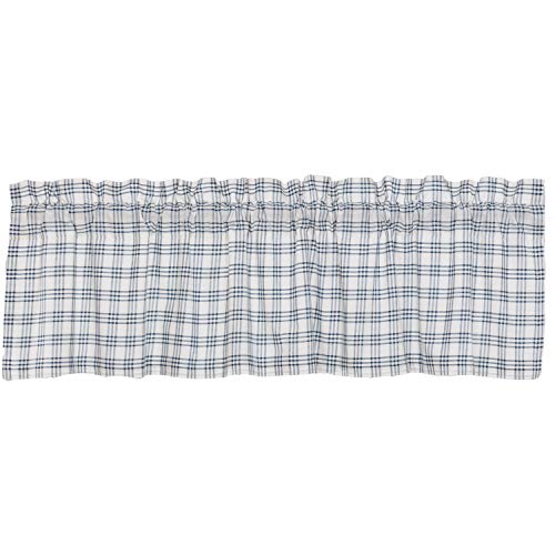 VHC-Brands-Sawyer-Mill-Farmhouse-Curtain-Panels-Valance-Plaid-Blue-3-pc-Set VHC Brands Sawyer Mill Farmhouse Curtain Panels Valance Plaid Blue 3 pc Set