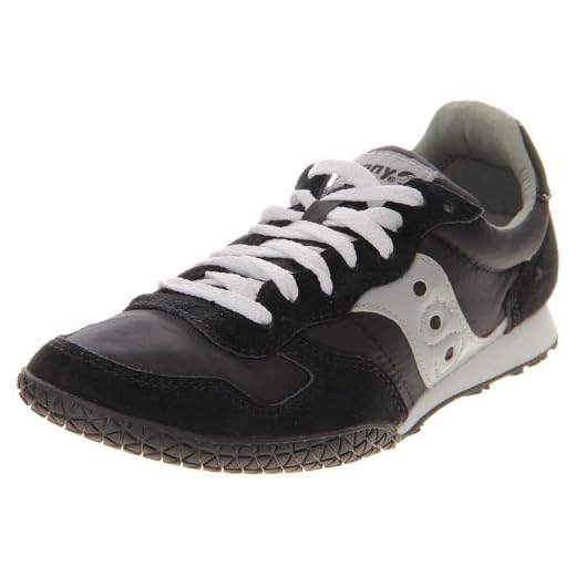 Saucony womens Bullet Sneaker, Black/Silver, 8 M US