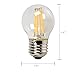 CTKcom 4W G45 G14 Dimmable Edison Style Antique LED Light Bulb(4 Pack)- LED Filament Bulb 40W Incandescent Equivalent 400LM 2700k Warm White Lamps for Home Pendant Antique Light Fixtures E26 120V