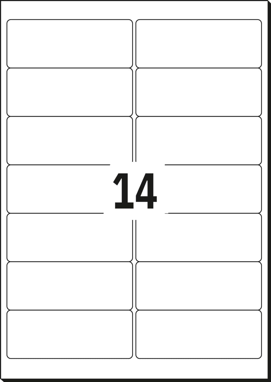 Sigel LA321 Address Labels, 3.9 x 1.5 inches, White, 350 Labels