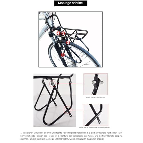 Support de protection pour bagages de vélo robuste et stable - 7
