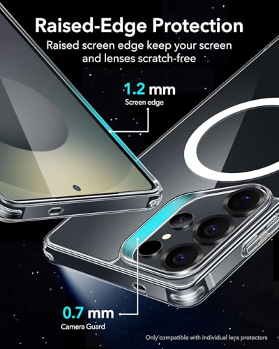 ESR für Samsung Galaxy S25 Ultra Hülle für MagSafe, Vergilbungsschutz, Klar – Ansicht 6