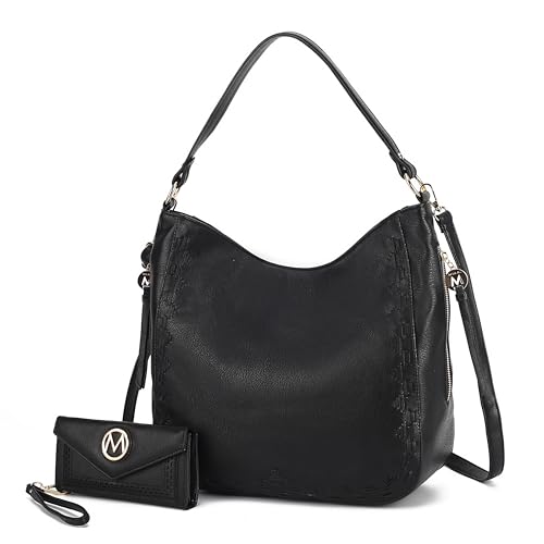 Image of MKF Collection Shoulder Bag for Women, Top-Handle Crossbody Purse Satchel Handbag