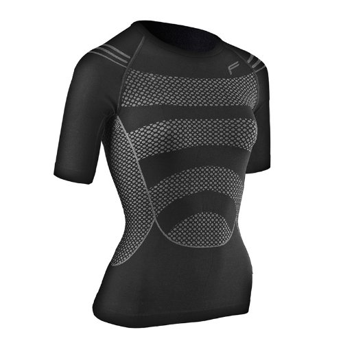 F-Lite Women's Megalight 200 Base Layer T-Shirt - Black, X-Large, XL