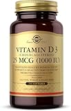 Solgar Vitamin D3 1000 IU (25 µg) Softgels - Pack of 250 - Healthy Bones and Teeth - Supports Immunity and Muscle Function - Gluten Free
