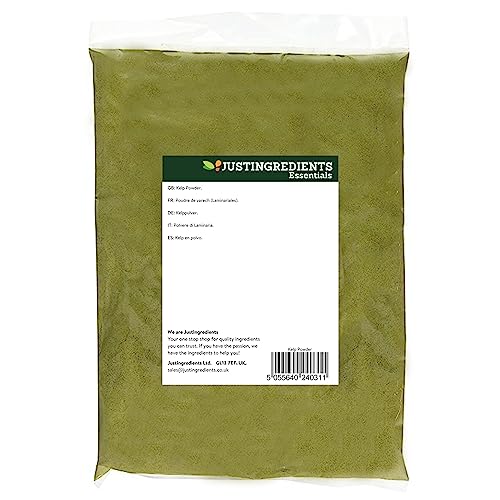 JustIngredients Essentials Kelp Powder 1kg, Use For Cooking Stocks, Soups and Smoothies
