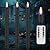 AFINETH Black Flameless Taper Candles with Remote, 9.6" Halloween Battery Operated Candles 3D Wick, 3 Pack Real Wax Led Candles Flickering Electric Candles for Halloween, Home, Wedding, Party Decor