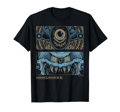 Image of Dungeons & Dragons Beholder Panels T-Shirt, Men, Black, Small