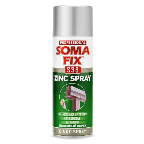 professional soma fix Cold Galvanizing Spray Paint - Metal Paint, Zinc Rich Anti Rust Coating,...