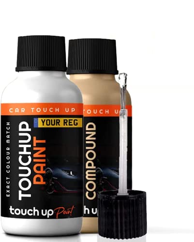 Xtremeauto Touch Up Paint Mixed By Car Registration Reg Mixed To Match Car Paint Perfect Match 30ml Bottle (Touch Up + Finishing Compound)