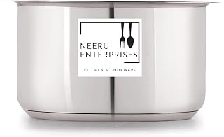 Stainless Steel Induction Bottom Tope | Weight-1450gm | Capacity-5.5 LTR Price In India