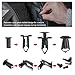 ZNDAW 100PCS Car Screws and Bolts, Engine Under Cover Splash Shield Guard Body Bolt Kit, Universal Undertray Screws Bumper Fender Liner Push Retainer Extruded U-Nuts Replacement