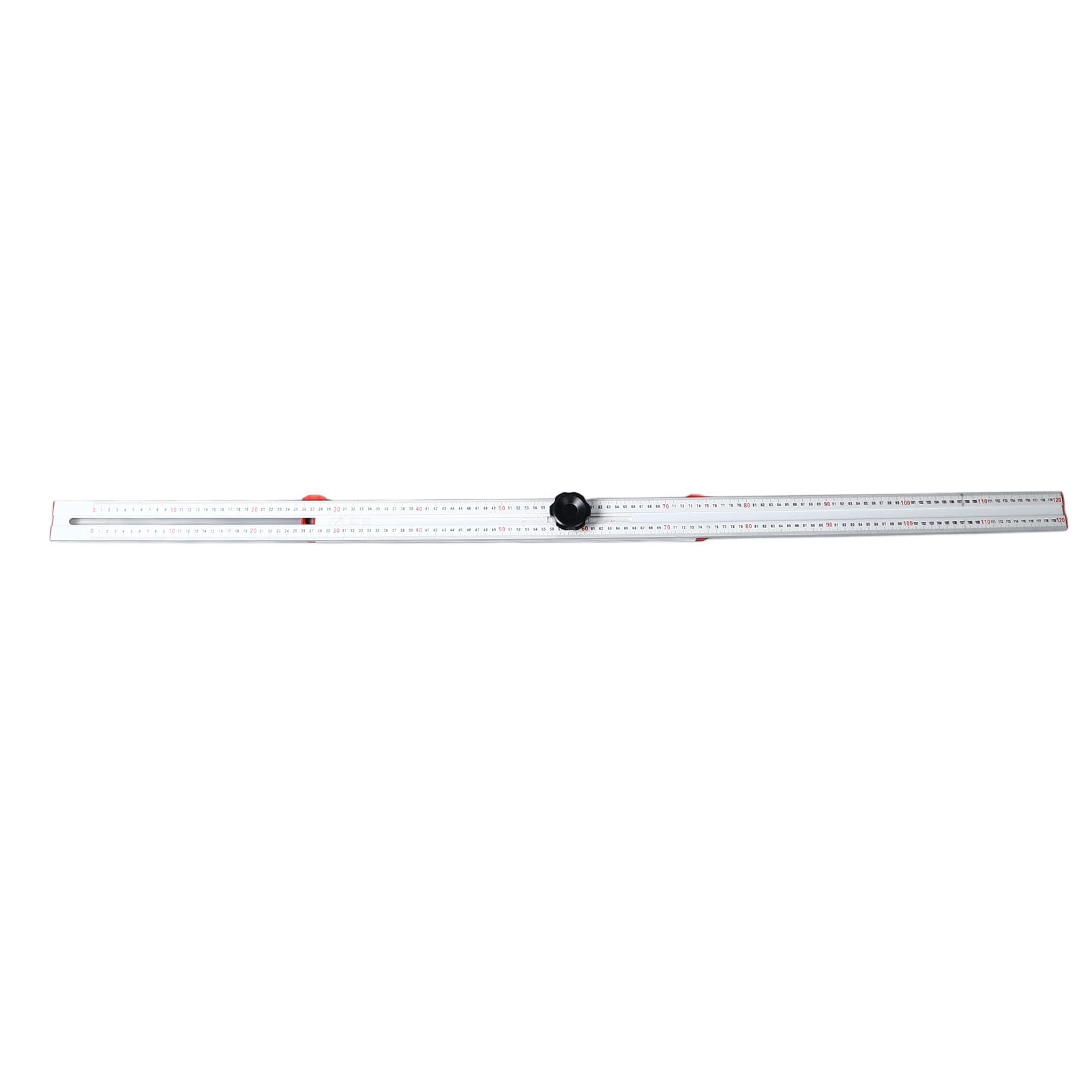WALFRONT Regla de ángulo para Carpintería, Cuadrado Combinado en Forma de T de Aleación de Aluminio Ajustable de 120 Cm para una Medición Precisa y un Trabajo Eficiente para Carpinteros