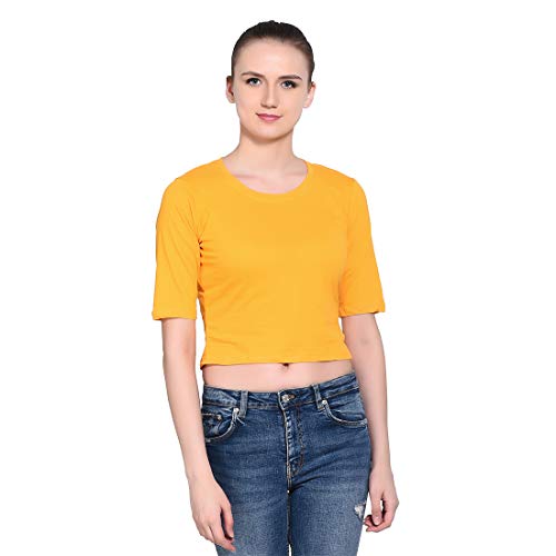 Image of Geum Women's Cotton Round Neck Half Sleeve Top