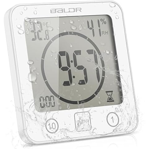 SUNSBELL Shower Clock with Timer Cover