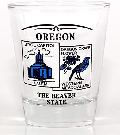 Oregon State Scenery Green New Shot Glass By World By Shotglass