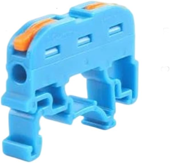 Quick Wire Connector 211 Din Rail Type Press Terminal Block Compact Splicing Conductor Cable Connector