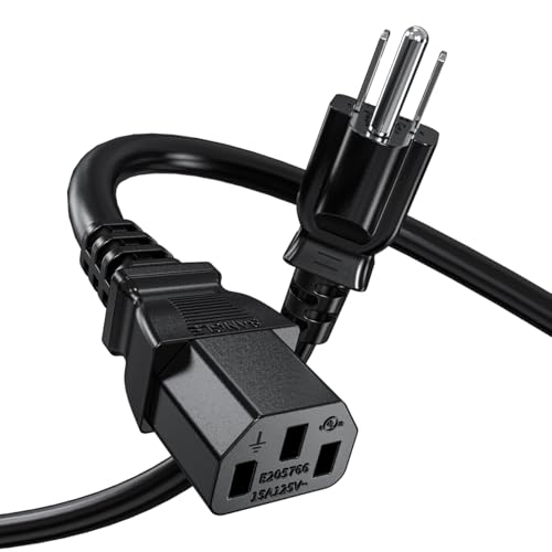 Ancable Power Station Charging Cable 6FT, 14AWG Fast Charging Cable Compatible with Ecoflow Delta/River Series, Bluetti EB3A, Anker 757/767, 125Volt 15A Universal AC Power Cord