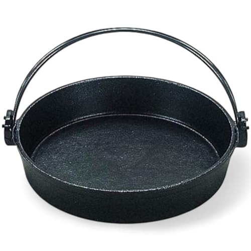 J-kitchens IH対応 クラシック すき焼き鍋 なべ 26cm 鍋 なべ ツル付 26x26x5.5cm 鉄 日本製