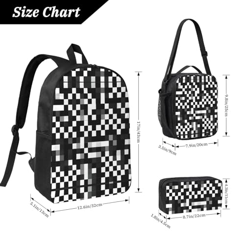 Mochila escolar ligera EdWal 3 piezas estampado de fórmula 4