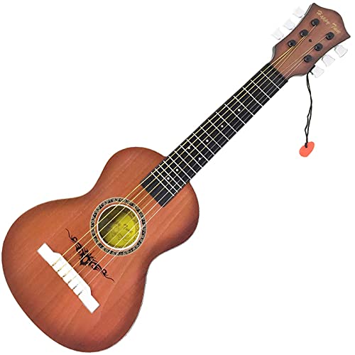 Guitarra Española Infantil de Juguete de plástico, 57 cm para niños a Partir de 3 años (Color y Modelo Aleatorio)