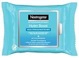 Neutrogena Hydro Boost Abschminktücher, Aqua Reinigungstücher mit Hyaluron, Make-Up Entferner, 6 x 25 Stück