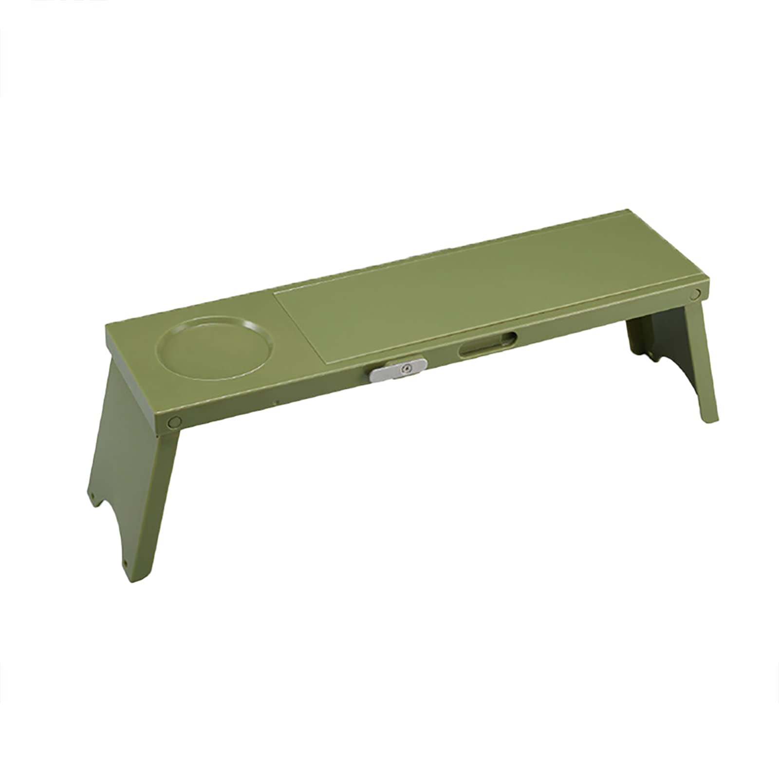 Table de camping portable verte durable et stable de randonnée