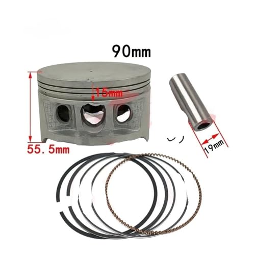 Kit de segments piston d'alésage 90mm TRX450 Foreman 450 1998-2004