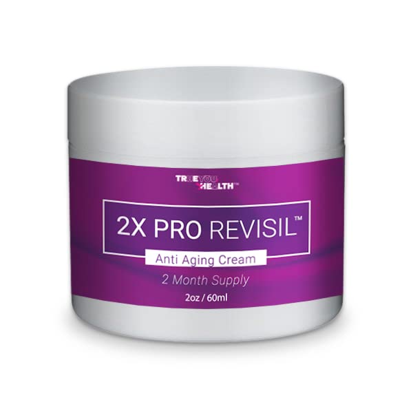 2X PRO REVISIL Cream - Anti Aging Cream - 2 Month Supply - Anti-Wrinkle Facial Moisturizer with Collagen & Vitamin C - Intense Hydration - Improves