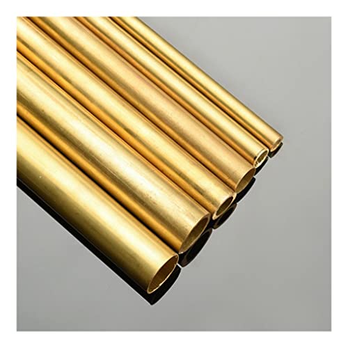 Brass Tube Outer Diameter 10mm 11 12 13 14 15 16 17 18 19 20mm Wall Thickness 0.5-2mm Capillary Copper Tube, Copper Sleeve, 1pcs (Size : 12 * 1.5mm, Style : 500mm)