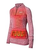 Venture Heat Women's Heated Shirt with Battery Pack - 9 Watt Stretchable High Powered Electric Base Layer, Nomad (L, Mauve)