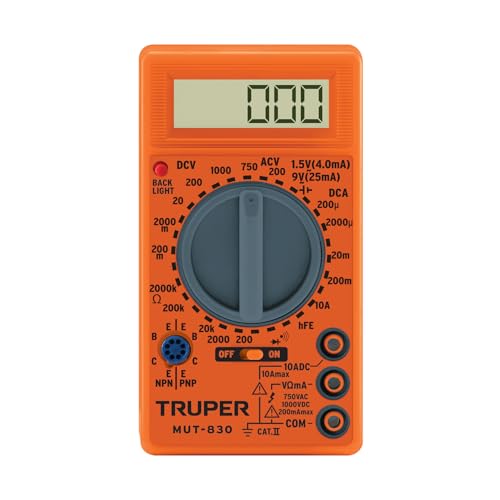multimetro barato marca TRUPER