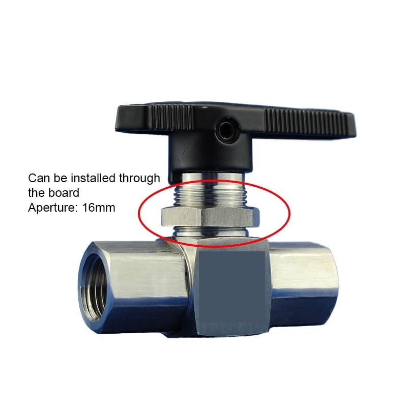 Elettrovalvola, 1/4 "3/8" 1/2 "Die Forgiatura Corpo Strumento Valvola a sfera In Acciaio Inox Filettatura Interna Ad Alta Temperatura Valvola a Sfera Ad Alta Pressione(BSP)