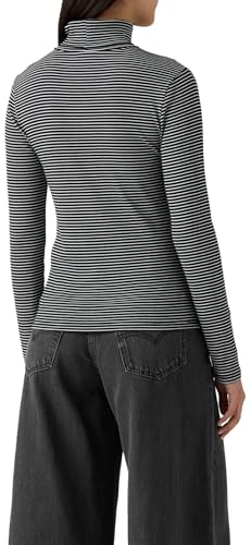 Dreamy Turtleneck Annalise Stripe Anthra – Ansicht 2